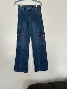 VIP navy blue cargo jeans